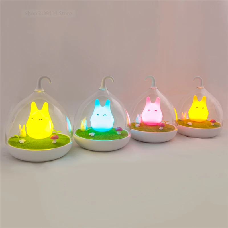 МИЛЫЙ Тоторо светодиодный ночной Светильник s флеш накопитель USB сенсорный