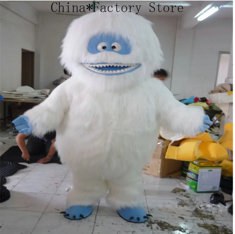 Yeti Abominable костюм Снеговик-талисман костюмы для косплея вечерние наряды игр одежда