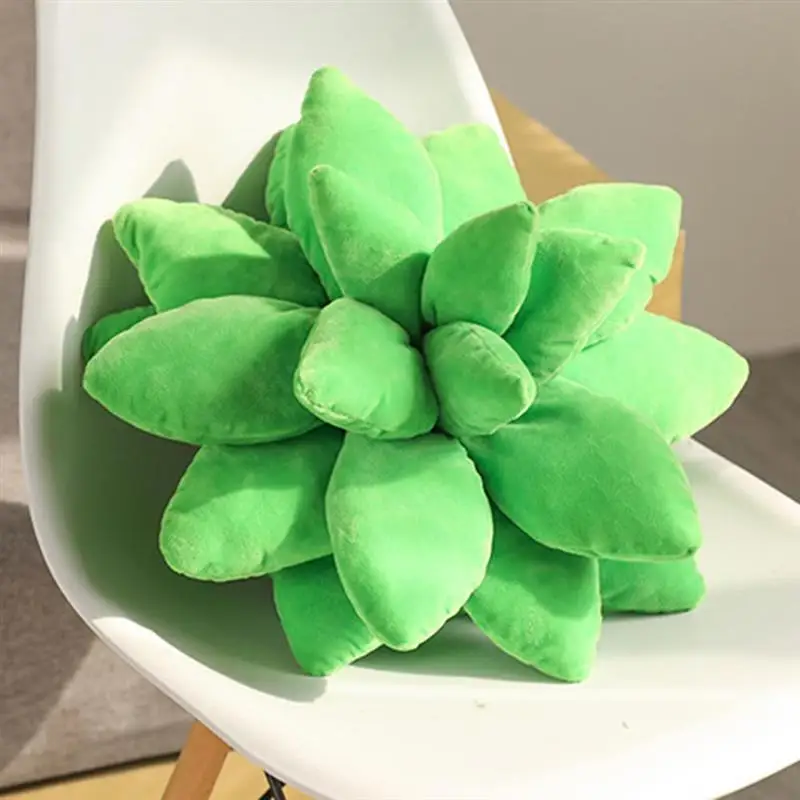 

Succulent Cactus Succulent Throw Pillow Decor For Garden Green Lovers Cute Accent Succulents Sleeping Seat Pillow Cushion