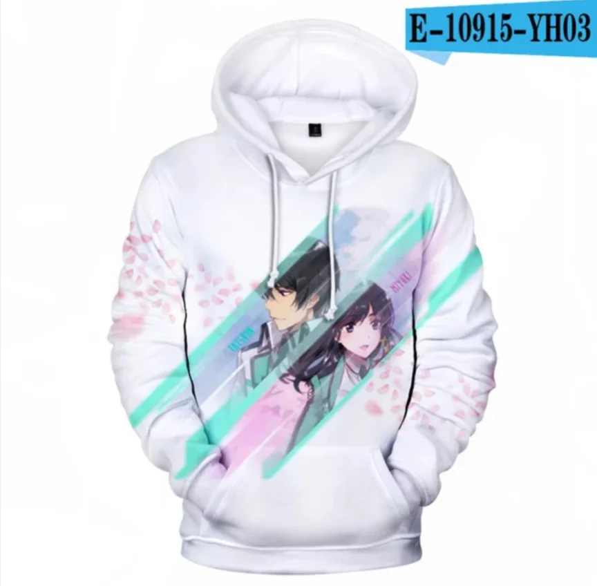 

2020 Most New 3D Printed The Irregular at Magic High School Hoodie Sweatshirts Men/women Hooded Causal Long Sleeve Pullovers