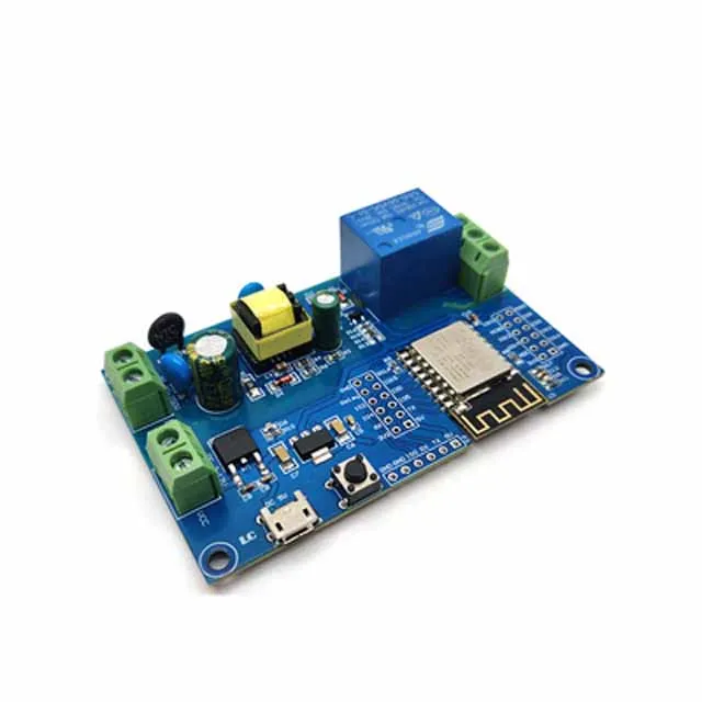 AC DC источника питания ESP8266 WI FI single канальный релейный модуль ESP 12F Совет по