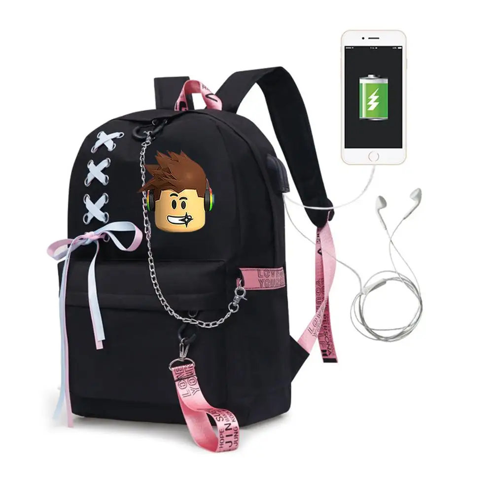 USB модный школьный рюкзак с мультяшным принтом, высокое качество, ткань Оксфорд, рюкзак, женская сумка, Mochila kawaii, рюкзаки для подростков