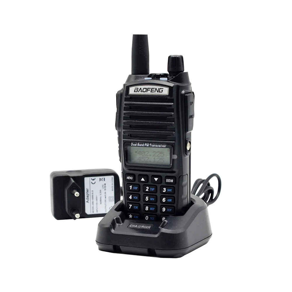 4 шт. Baofeng UV 82 рация 8 Вт двойной PTT двухстороннее радио Двухдиапазонный