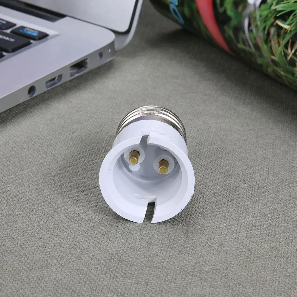 

E27 to B22 Converter Light Adapter Lamp Holder Lighting Parts(White)