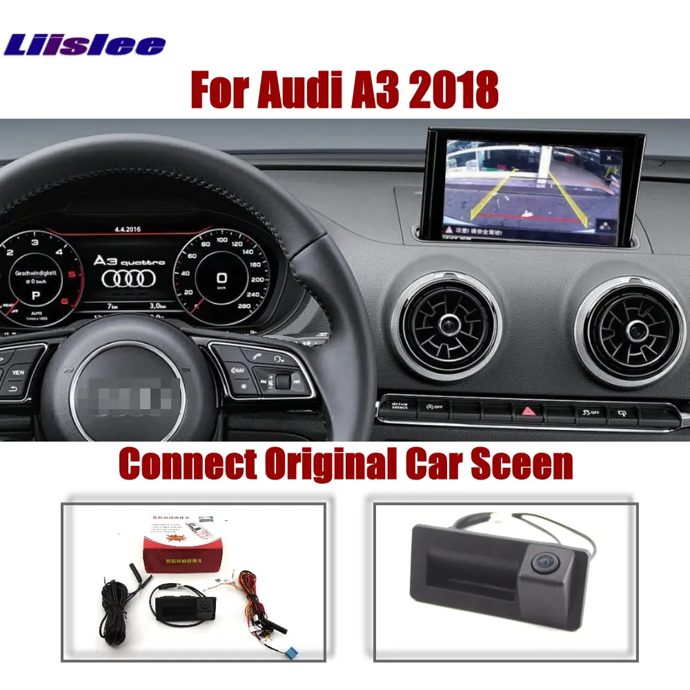 Автомобильная парковочная камера заднего вида для Audi A3 2018 2019 2020 оригинальный