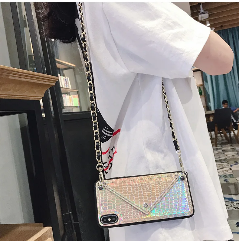 Хит, Женский кошелек через плечо с длинным ремешком, чехол для iPhone 11 Pro XS MAX XR X 6S 8 7 6 Plus, чехол с отделением для карт, кошелек, чехол