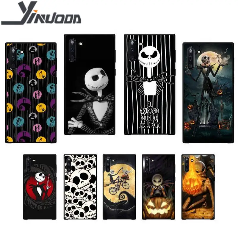 Мягкий черный чехол для телефона Yinuoda с изображением Джека тыквы короля Samsung galaxy J2
