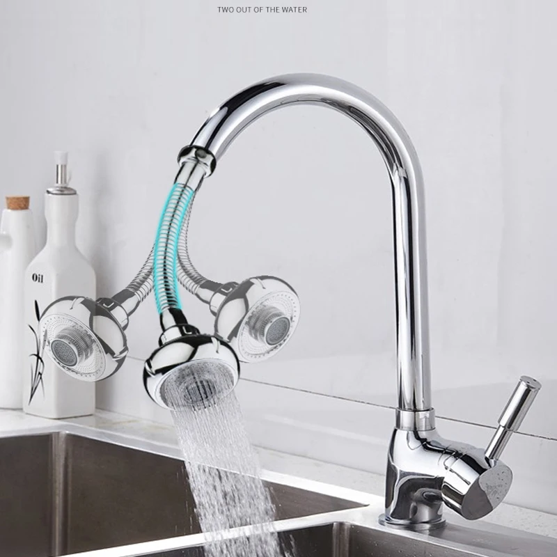 

Rotate Water Faucet Bubbler Kitchen Faucet Saving Tap Water Saving Bathroom Shower Head Filter Nozzle Water Saving Shower Spray