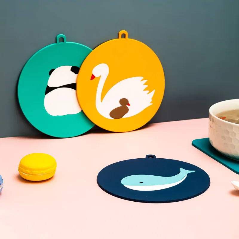 

Heat insulation mat household cup mat bowl mat silica gel anti scalding dish mat meal mat dish tea cup table mat