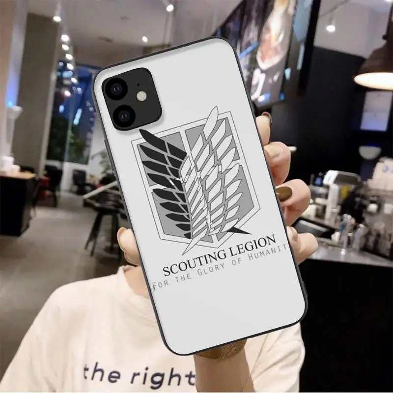 

0 Scouting Legion Black Soft Phone Case For Iphone 6 6s 7 8 Plus XR X XS 11 12 Pro Mini Max