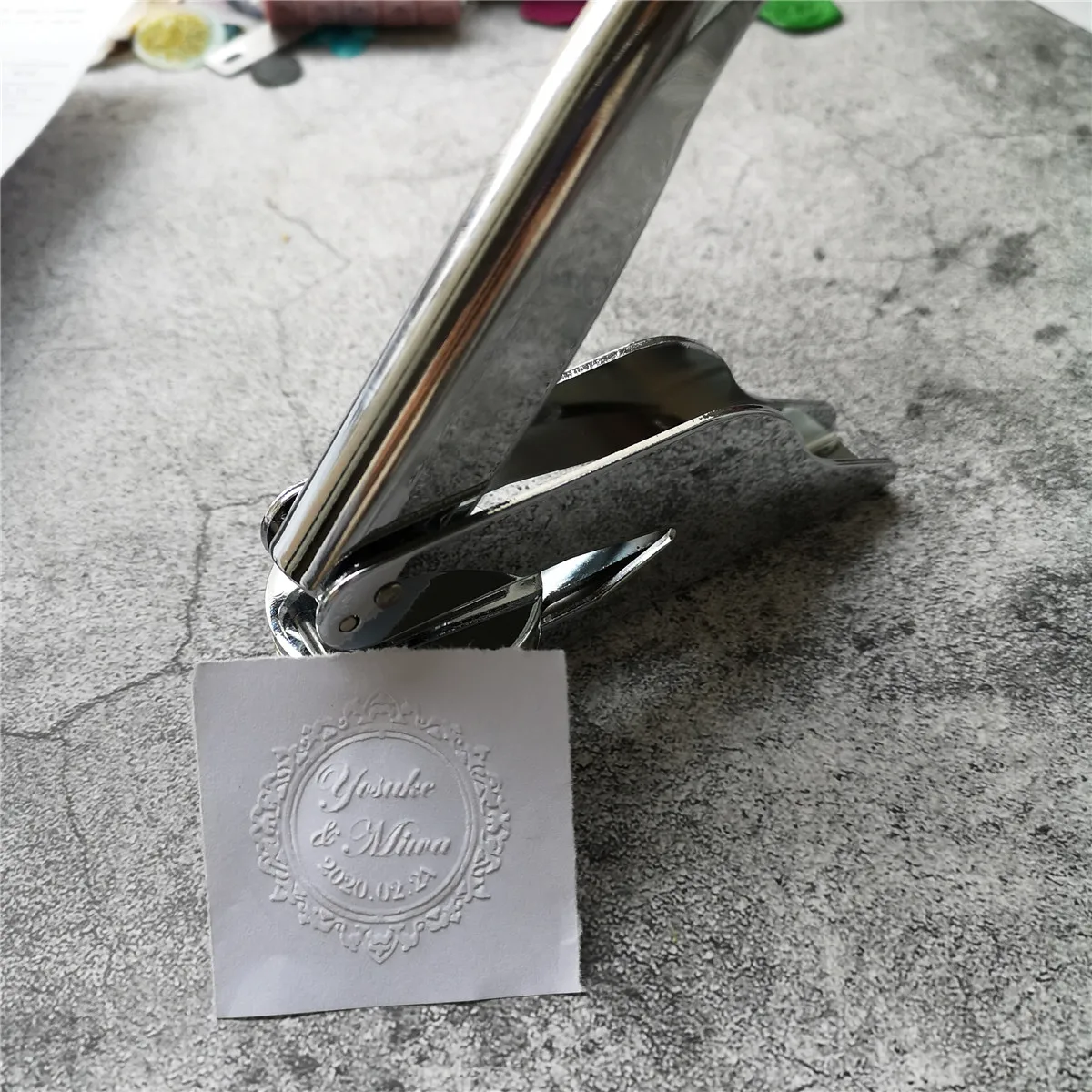 Персонализированные печать для тиснения Создай свой собственный штамп/по