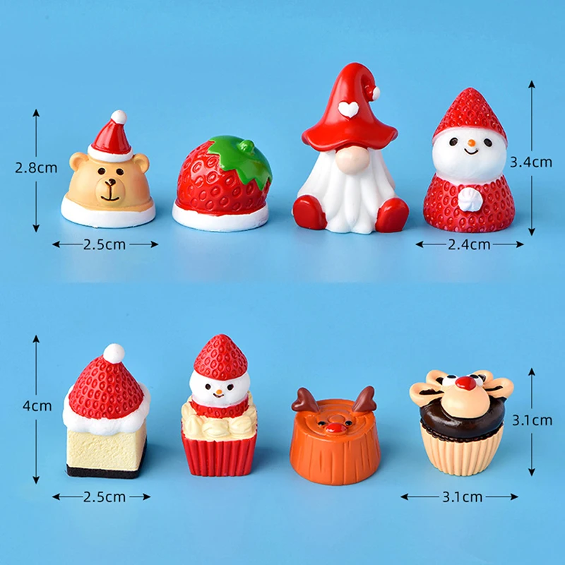 

Fruit Christmas Micro Landscape Decoration Cake Decoration Figurine Doll House home decor miniature fairy garden decoration