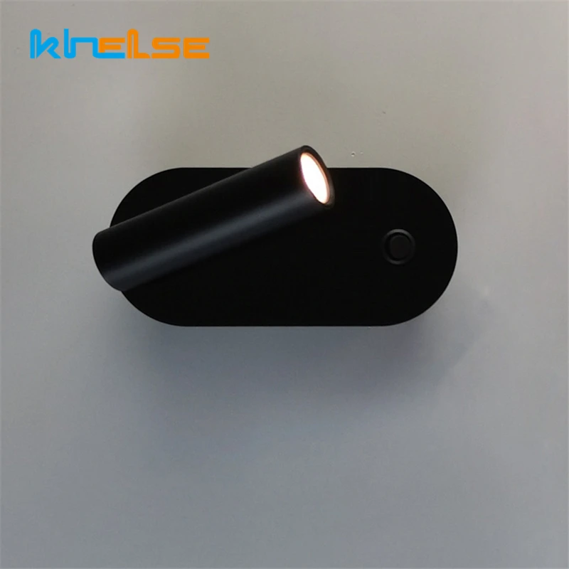 Овальные прикроватные светодиодные Настенные светильники с переключателем