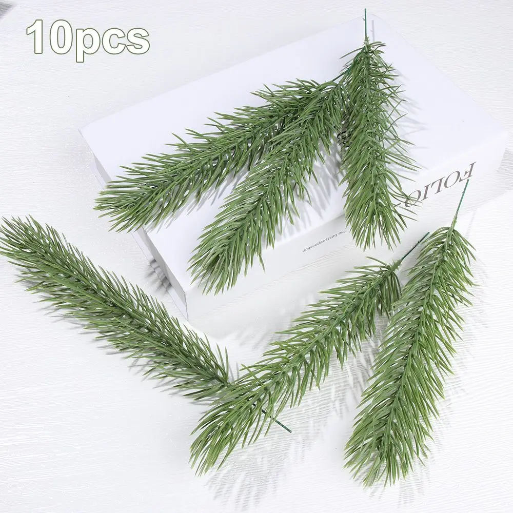 

Wreaths Ornament Home Decor Party Supplies Artificial Plants Fake Cypress Leaf Pine Needles Branch Xmas Tree Decoration