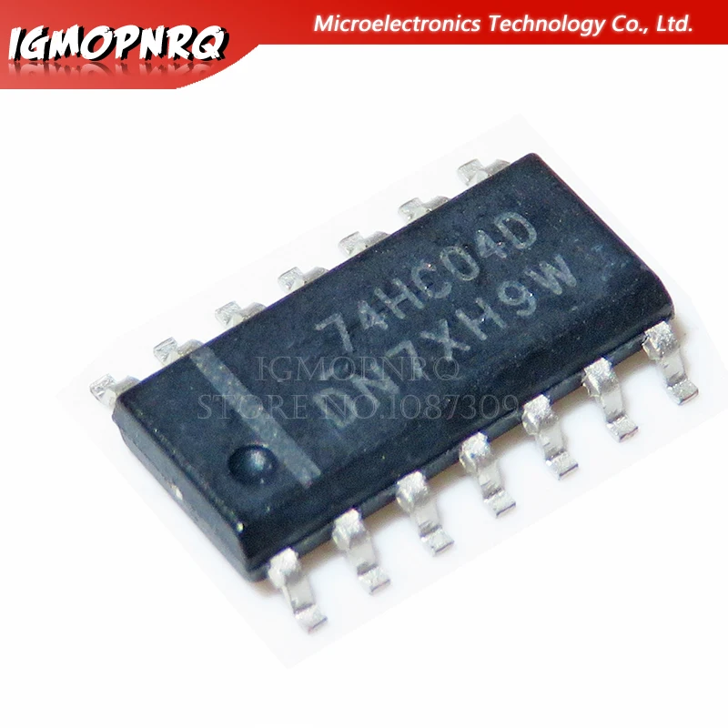100 шт. 74HC04D 74HC04 SN74HC04D SOP-14 инверторы шестигранный инвертор 2-6 в 130 новый оригинальный