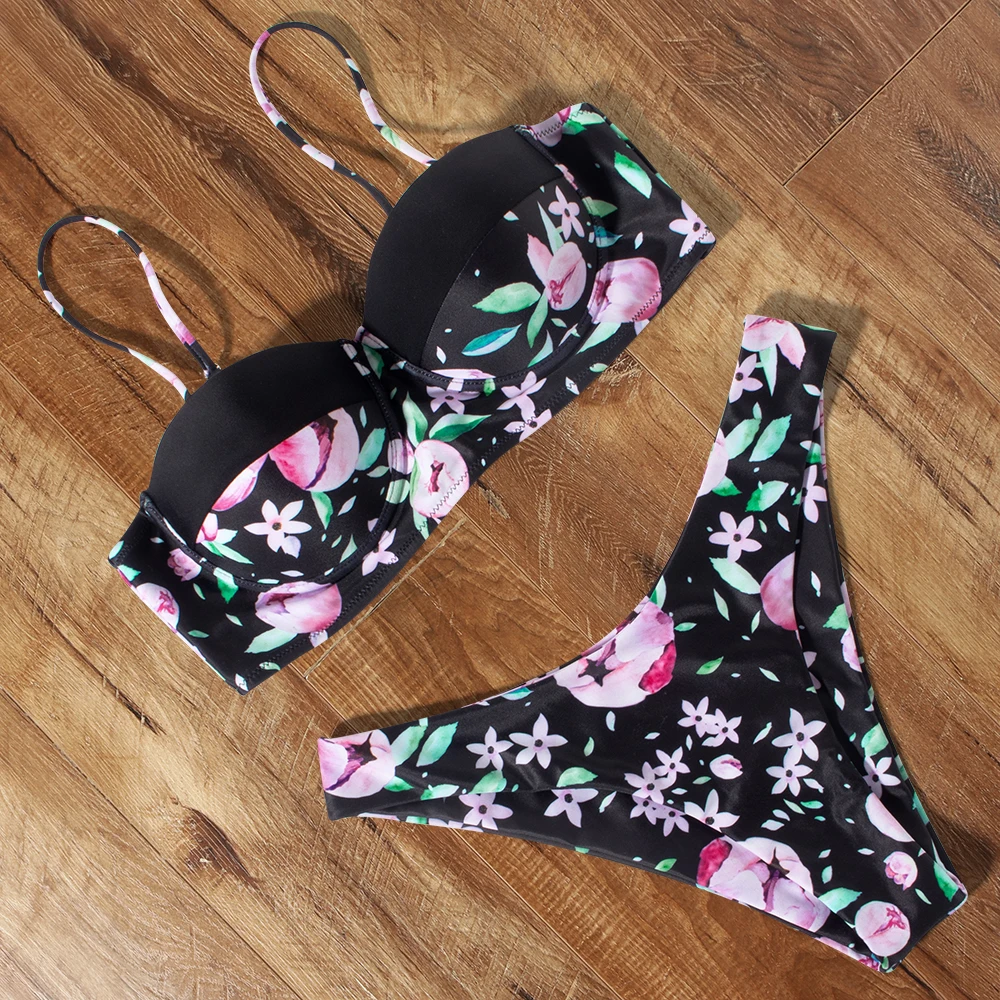 Сексуальное бикини женский купальник 2020 бразильские стринги хит бандо набор