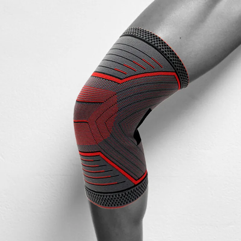 

1 PC Elastic Knee Pads Nylon Sports Fitness Kneepad Fitness Gear Patella Brace Running Basketball Volleyball Support