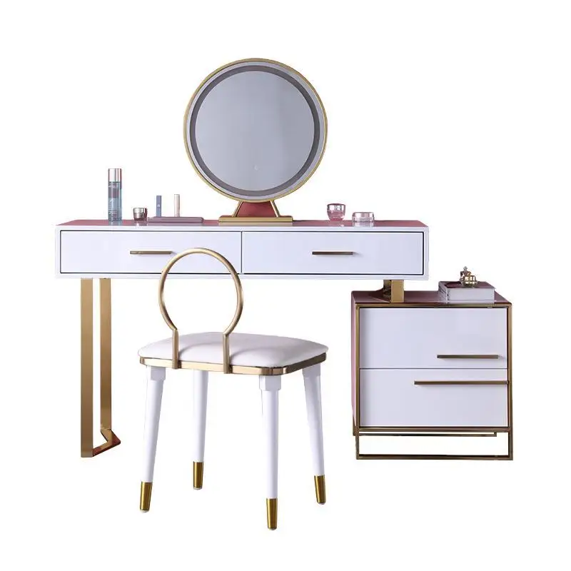 

Luxury White Vanity Desk Dressing Table for bedroom furniture