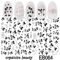 mickey minnie mouse nail art stickers tips childrens animation peripherals creativity manicure foils accessories decor decals