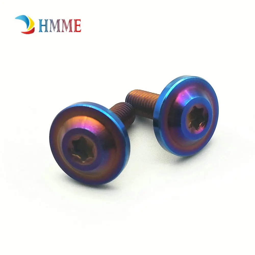 Титановый болт для езды модификация оболочки M5 x15/20 M6x10 16 20 30 мм Бабочка зонтик Torx головка титановый винт Ti Застежка