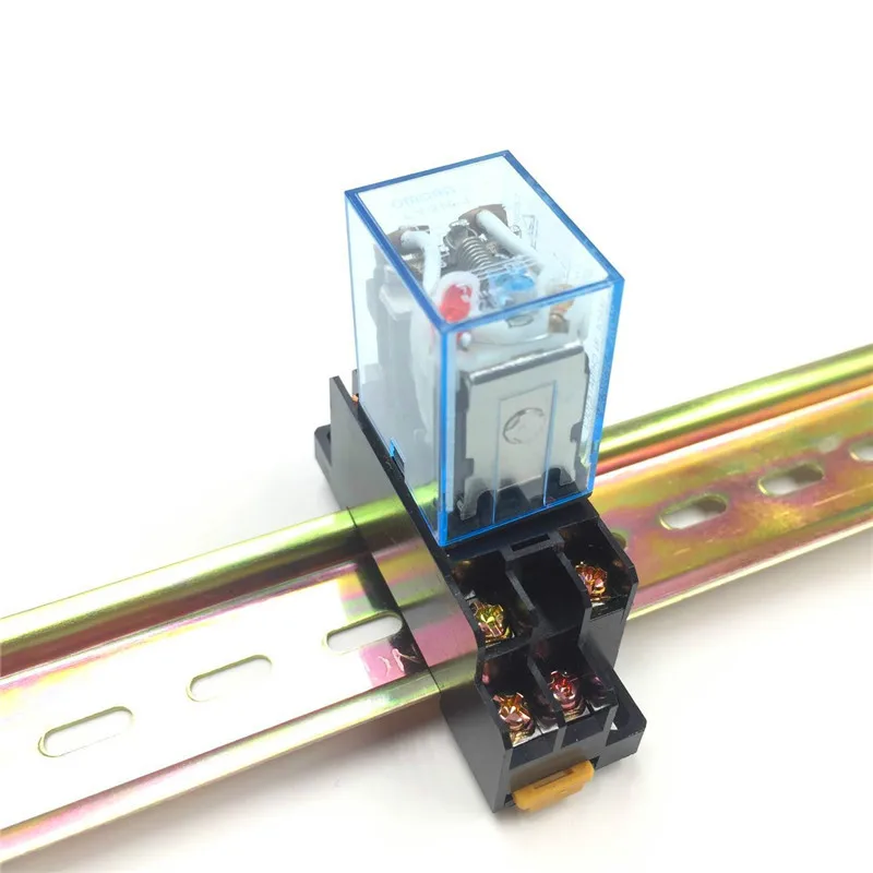 10A dpdt реле 12VDC 24VDC 110VAC 220VAC LY2N общего назначения LY2NJ с мощности релейная база розетка