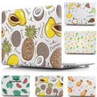 Чехол для ноутбука с мультяшным принтом фруктов, чехол для Mac 11,6 13,3 15,4, чехол с сенсорной панелью для Apple Macbook Air Pro 11 12 13 15 16