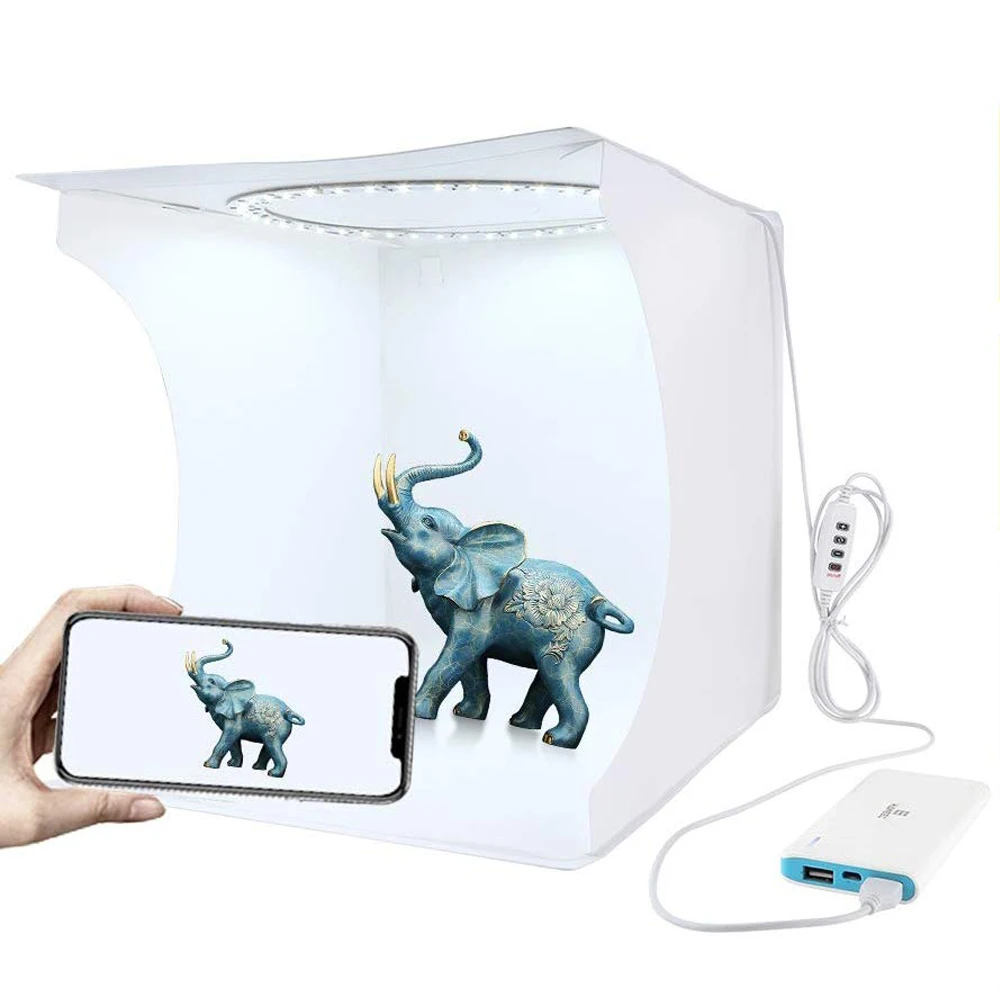 Cadiso 31 см студийный фотобокс светильник для фотосъемки шатер Фотофон кольцевой