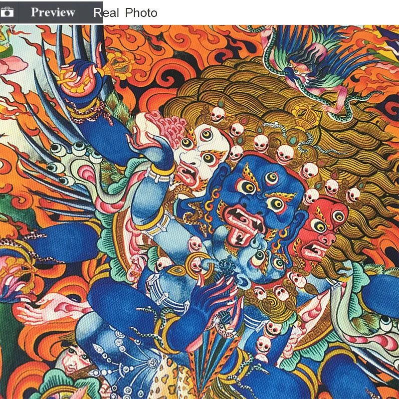 Картина будды в современном Индийском китайском Религиозном стиле картина Thangka