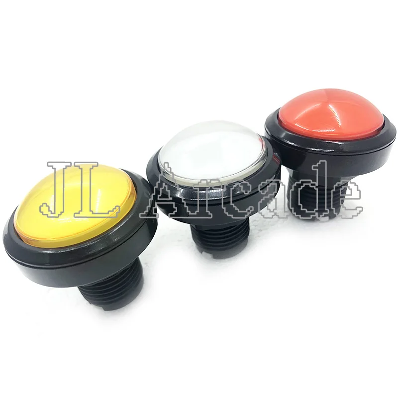 10 шт./лот 45 мм светодиодные огни аркадные видеоигры Круглый кнопочный