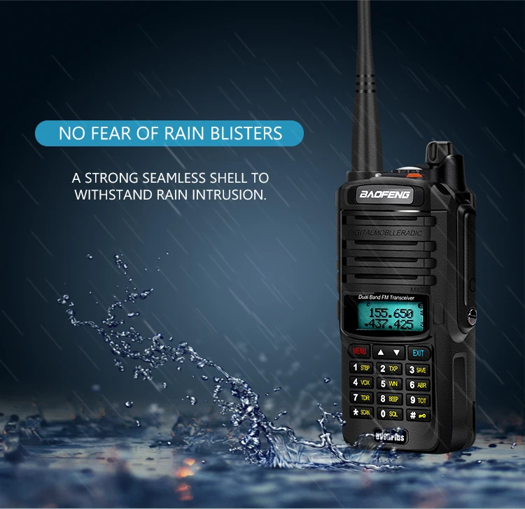 Высокая мощность Baofeng UV-9R plus Водонепроницаемая рация для двухсторонней радиосвязи дальность 15 км cb радио comunicador рация
