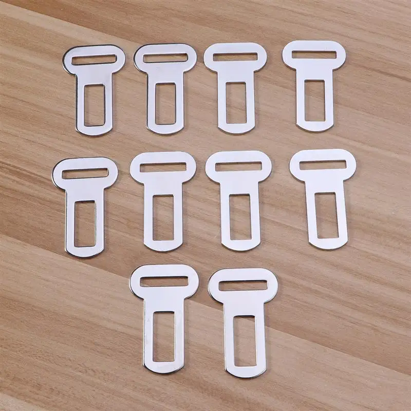 

10pcs Pet Dog Cat Car Seat Belt Safety Attachment Buckle Vehicle Seatbelt Harness Buckle Metal Pet Seat Belt Buckle 26mm