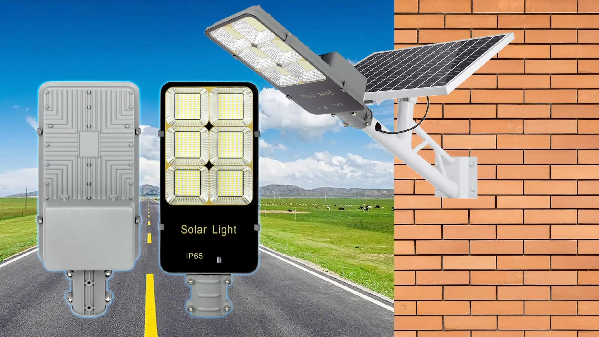 

300w New product security road led 120w street light led solar light system