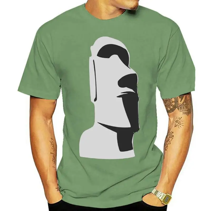 

Tiki Moai Easter Island Hawaiian Luau Hans Tgless Tee T-Shirt