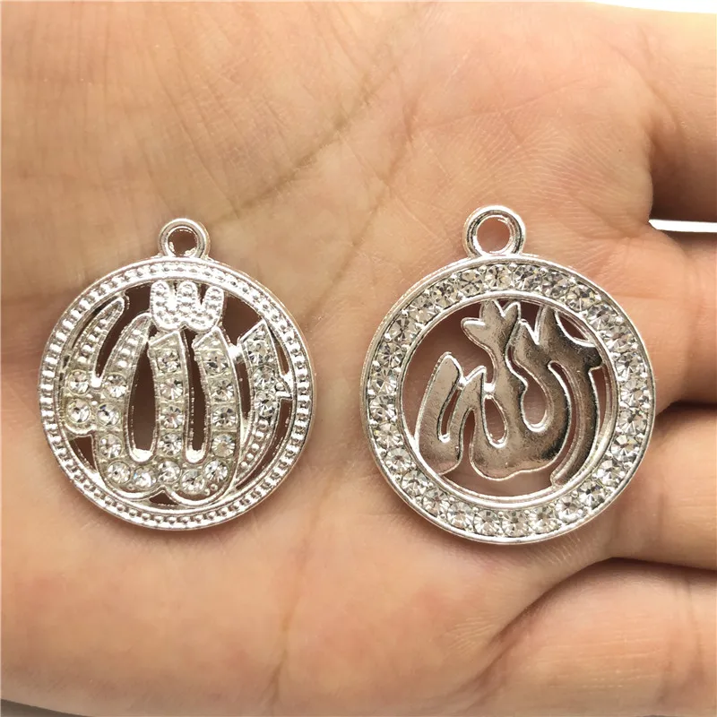 5 шт. Подвеска из металлического сплава кулон с цирконом турецкий истинный Бог