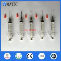free shipping high recommendation non sterilized 5 sets 1 inch 14g dispenser needles with plastic syringe