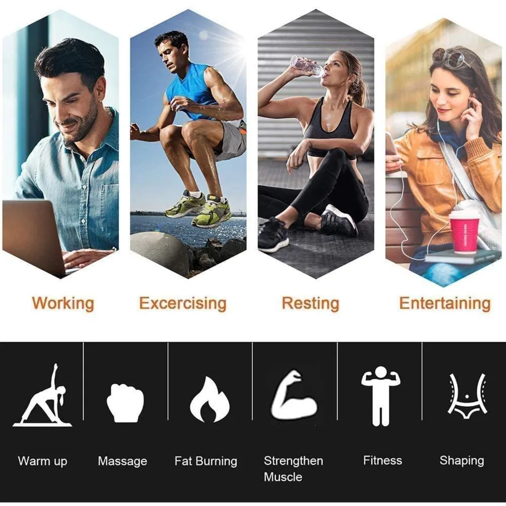 

Abdominal Muscle Trainer for Men Women Abdominal Toner Training Device for Abdomen/Arm/Leg Fitness Home Office Exercise