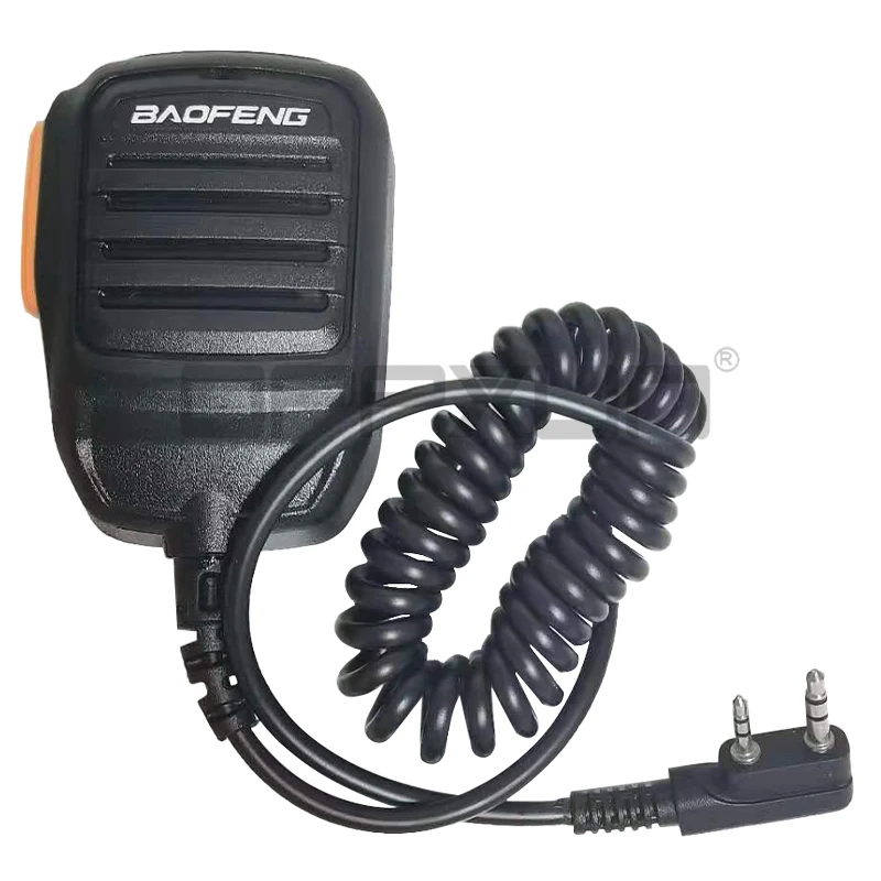 2Pin K разъем PTT Динамик Микрофон плечевой микрофон для Kenwood Baofeng UV5R UV 5R TYT рация радио