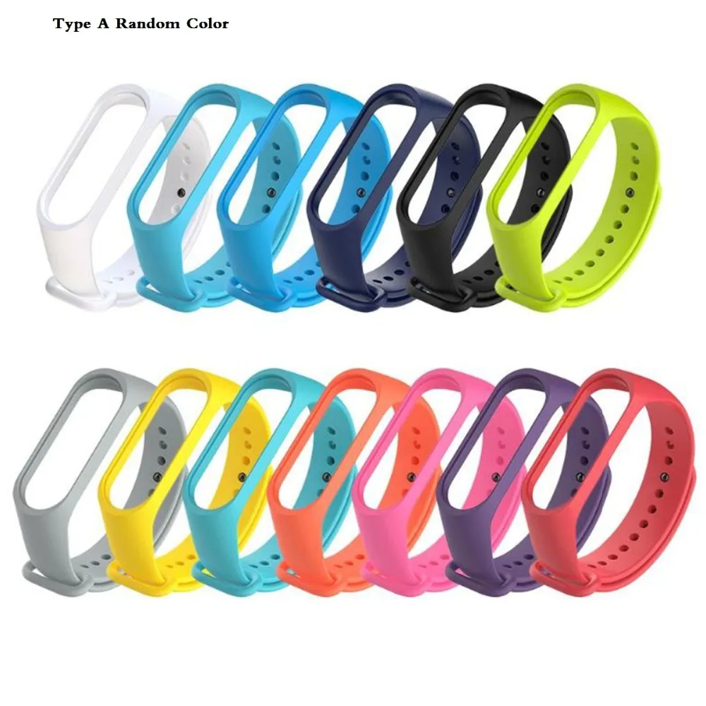 Силиконовый браслет mi Band 3 сменный ремешок для Xiao band цветной умный Браслет на