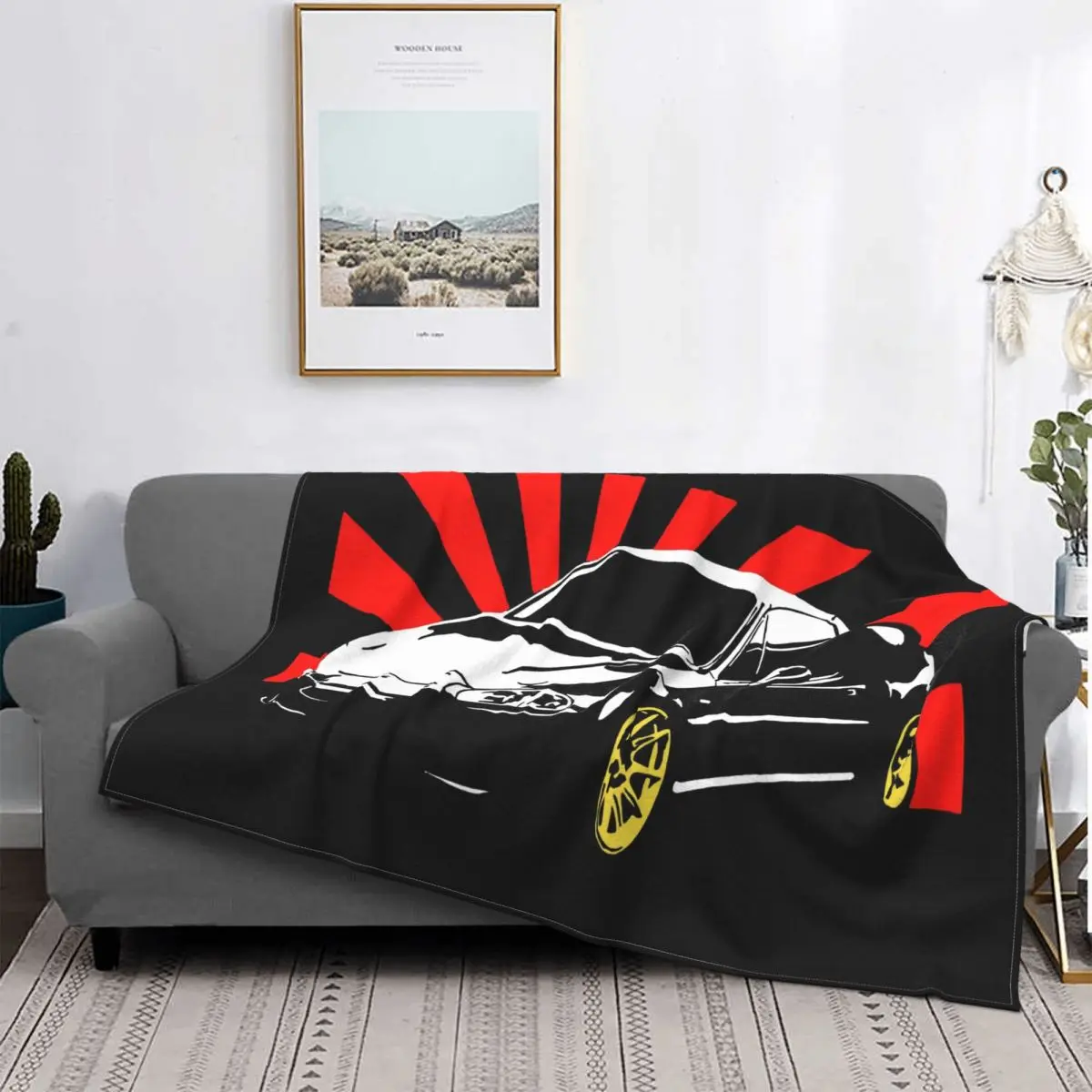 

Фланелевое Одеяло для Honda Crx Del Sol Eh6 Targa Top Delsol Cr X Vtec Anime, чистый удобный дизайн, новый дизайн, 3D, больший размер