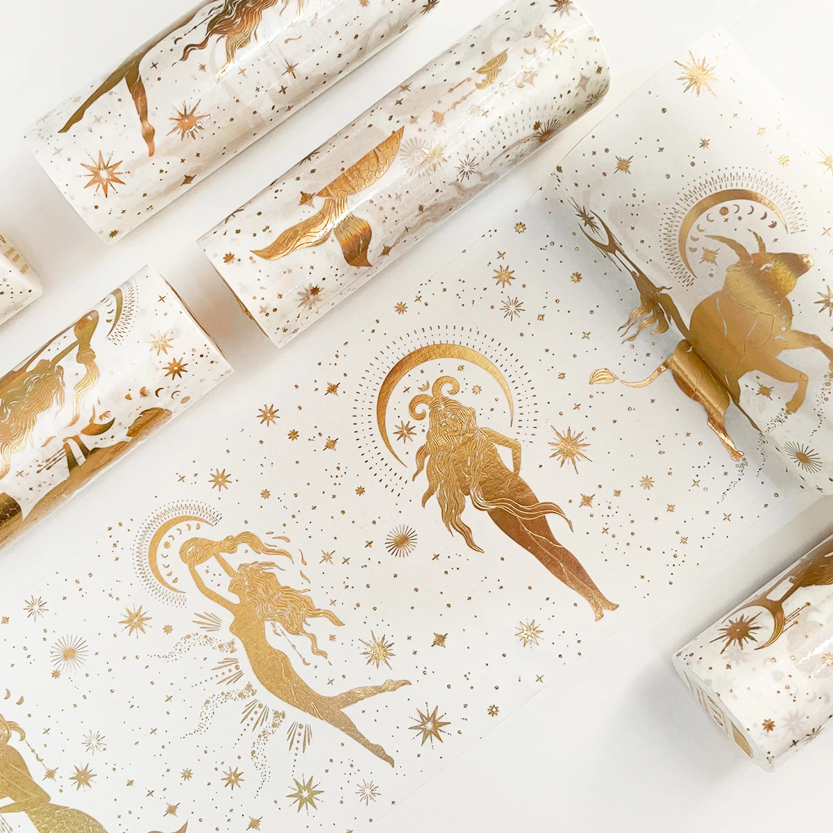 Золотая Васи-лента с созвездиями для девушек Маскировочная лента декоративная