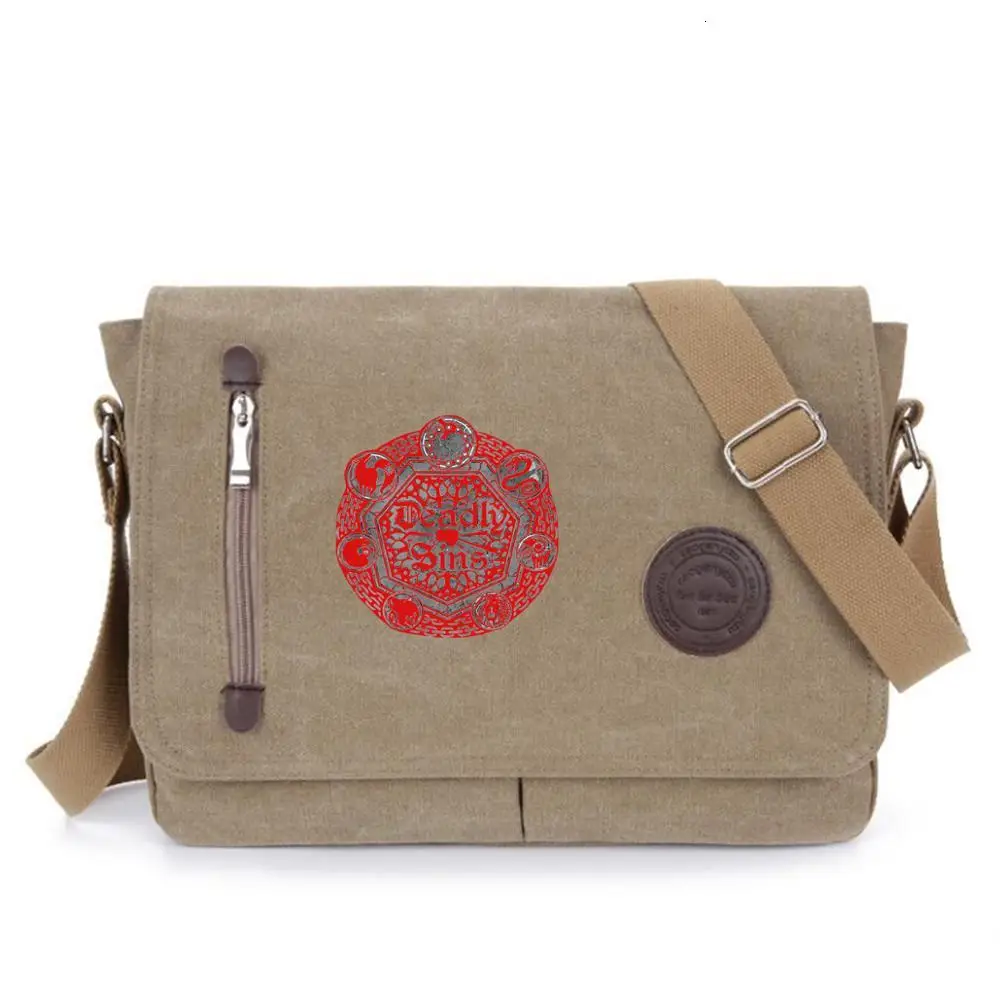 

anime The Seven Deadly Sins shoulder bag student bookbag Messenger Bags Teens Crossbodybag Women Travel Shoulder Bags