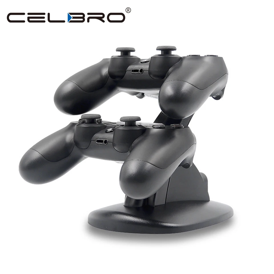 Зарядная станция для контроллера PS4 двойной разъем USB светодиодный сигнал