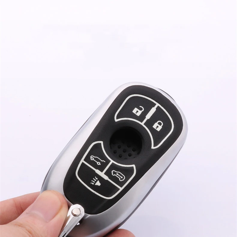 Сплав светящийся чехол для ключа автомобиля для Chevrolet Cruze Aveo Trax Opel Astra Corsa Meriva Zafira Antara J Mokka Insignia для Buick