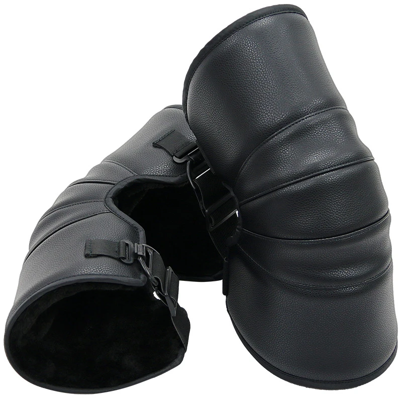 Зимние наколенники для езды на мотоцикле теплые Толстая ветрозащитная короткая