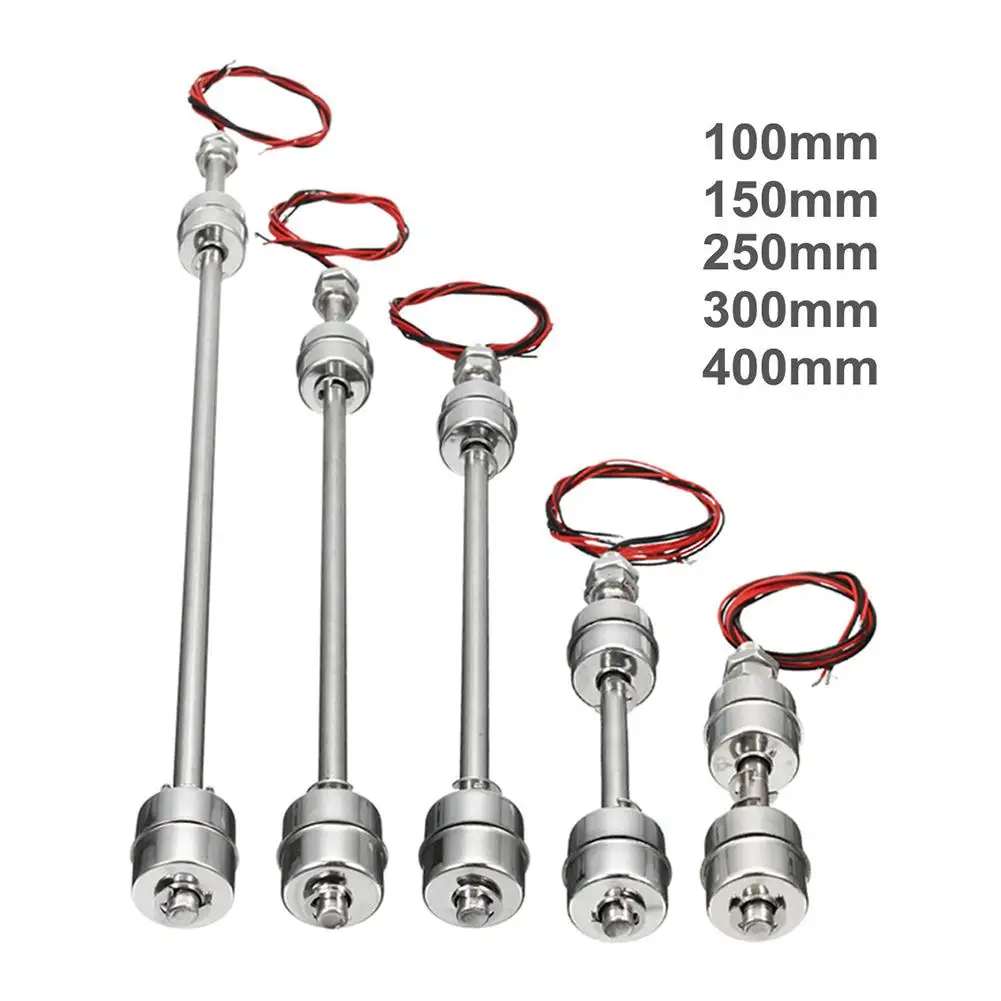 10 Вт Нержавеющая сталь Танк бассейн Датчик уровня воды и жидкости в форме ручки с