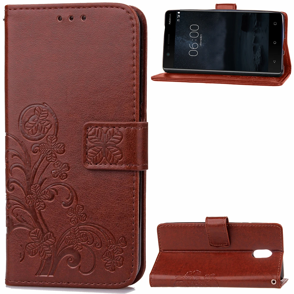 Роскошный кожаный флип-чехол для телефона для Nokia 6 5 3 Nokia6 Nokia5 Nokia3 Магнитный ударопрочный кошелек Чехол сверхпрочная защита