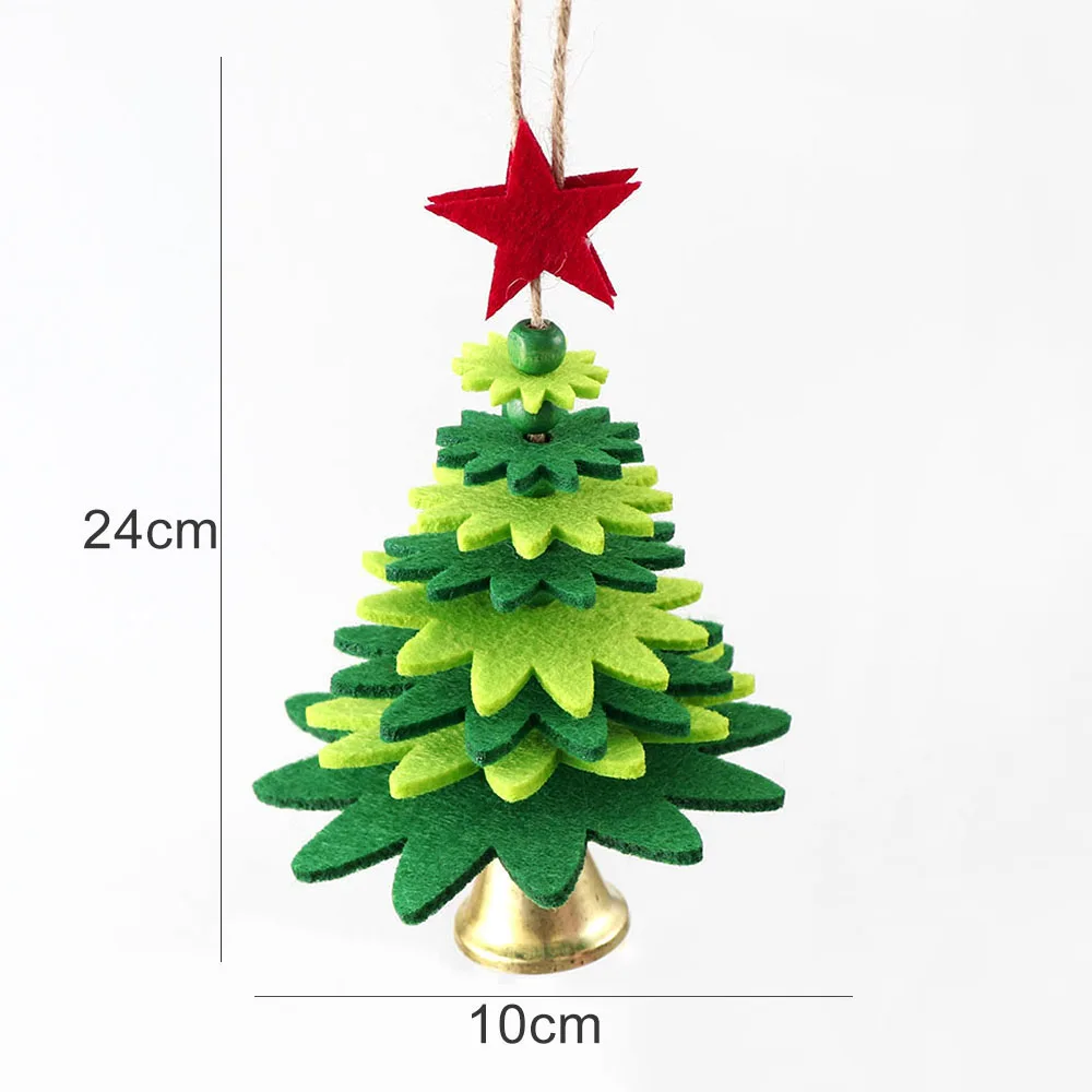 Рождественские украшения для дома колокольчики Рождественская елка