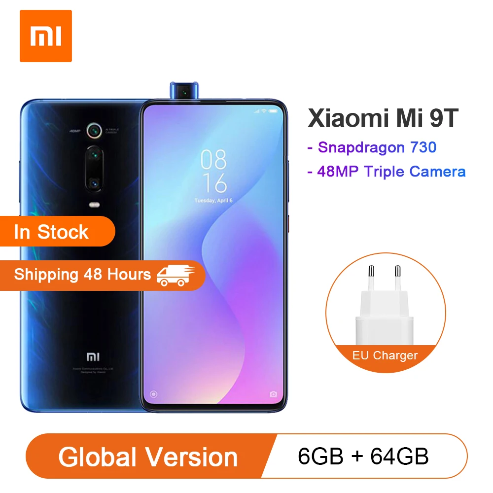 Глобальная версия Xiaomi Mi 9T 6 ГБ 64 Гб 39 &quotRedmi K20 Смартфон Snapdragon 730 Octa Core 48MP камера