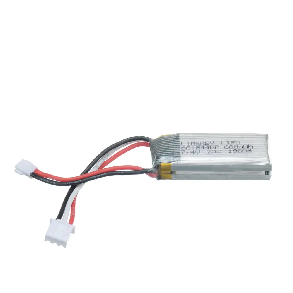 7.4V 600mAh LiPo Battery for WLtoys F959 XK DHC-2 A600 A700 A800 A430 2.22Wh RC Drone Spare Parts 7.4v 2s li-po battery 2pcs | Игрушки и