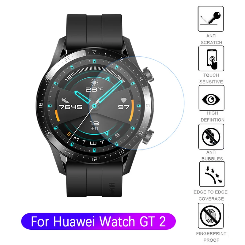 Новая прозрачная защитная пленка из закаленного стекла для Huawei Watch GT 2
